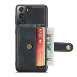 Luxury Magnetic Safe Leather Wallet Case For Samsung Galaxy S22 Ultra Plus S21FE