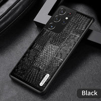 Luxury Leather Shockproof Case for Samsung Galaxy S23 S22 Ultra Plus