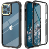 Rugged Heavy Duty Shockproof Dual Layer Case for iPhone 13 12 11 Pro Max Mini