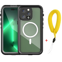 IP68 Waterproof Magnetic Wireless Charger Dustproof Diving Case For iPhone 14 series