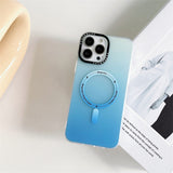 Luxury Gradient Magnetic Wireless Charging Case for iPhone 13 12 11 Mini Pro Max