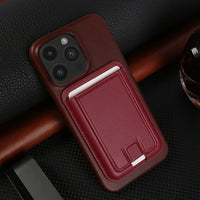 Magnetic Premium Leather Wallet Case For iPhone 15 14 13 12 series