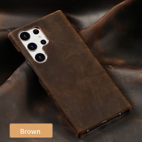 Premium Leather Retro Case For Samsung Galaxy S23 S22 S21 series