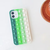 Push it Stress Relief Soft Silicone Case For iPhone 13 12 11 Series