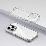 Transparent Soft TPU Frame PC Back Shockproof Case for For iPhone 15 14 series