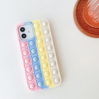 Push it Stress Relief Soft Silicone Case For iPhone 13 12 11 Series