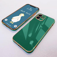 Luxury Plating Frame 6D Bling Soft Silicone Case for iPhone 13 12 Series