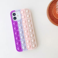 Push it Stress Relief Soft Silicone Case For iPhone 13 12 11 Series