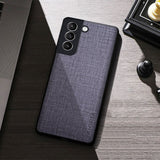 Cloth Texture Textile Simple Design Cover for Samsung S21 Series
