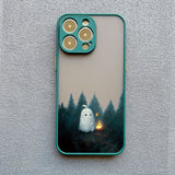 Cute Ghost Shockproof Soft Case For iPhone 14 13 12 series