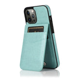 2021 NEW Vertical Leather Flip Cover Card Holder Case For iPhone 12 Series