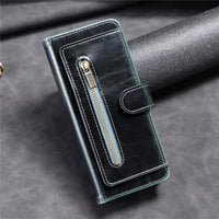 Luxury Wallet Zipper Leather Flip Cover Card Slot Holder For Samsung Galaxy Z Fold 3 5G