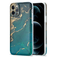 Glazed Marble Pattern TPU Case for iPhone 12 11 Series