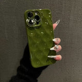 3D Honeycomb Pattern Laser Silicone Shockproof Case for iPhone 14 13 12 series