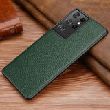 Genuine Leather Case For Samsung Galaxy S21 Series