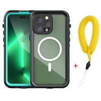 IP68 Waterproof Magnetic Wireless Charger Dustproof Diving Case For iPhone 14 series