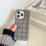 Fashion Soft Fur Plush Case for iPhone 14 13 12 series