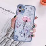 Palm Tree Leaves Plant Flower Shockproof Case for iPhone 14 13 12 series