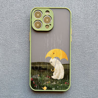 Cute Ghost Shockproof Soft Case For iPhone 14 13 12 series