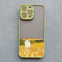 Cute Ghost Shockproof Soft Case For iPhone 14 13 12 series