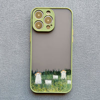 Cute Ghost Shockproof Soft Case For iPhone 14 13 12 series