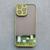 Cute Ghost Shockproof Soft Case For iPhone 14 13 12 series