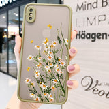 Palm Tree Leaves Plant Flower Shockproof Case for iPhone 14 13 12 series