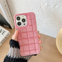 Fashion Soft Fur Plush Case for iPhone 14 13 12 series