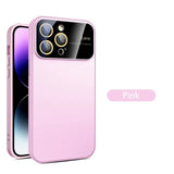 Solid Color Camera Lens Protector Shockproof Case for iPhone 15 14 13 12 series