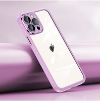 Luxury Soft Silicone Glass Lens Protector Case for iPhone 13 12 11 Pro Max