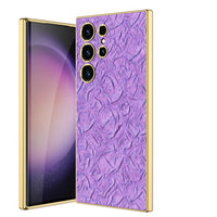 Luxury Fabric Electroplated TPU Soft Silicone Case For Samsung Galaxy S23 Ultra Plus