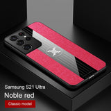 Silicone Shockproof Fabric Cover with Car Holder Ring Case For Samsung Galaxy S21 S20 Note 20 Series