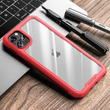 Tempered Shockproof Full Lens Protection Clear Case For iPhone 13 12 11 Series