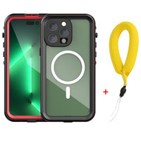 IP68 Waterproof Magnetic Wireless Charger Dustproof Diving Case For iPhone 14 series