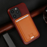 Magnetic Premium Leather Wallet Case For iPhone 15 14 13 12 series