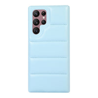 Fashion Puffer Jacket Soft Silicone Case for Samsung Galaxy S22 Ultra Plus