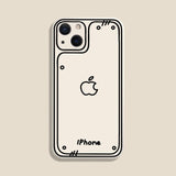 Comic Lines Silicone Case for iPhone 13 12 11 Pro Max