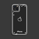 Comic Lines Silicone Case for iPhone 13 12 11 Pro Max