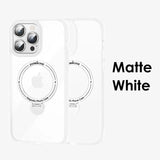 Metal Lens Ring Camera Glass Protection Phone Case With Magnetic Magsafe Rotating Stand For iPhone 15 14 13 12 series