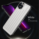 Leather Metal Camera Protector Shockproof Case For iPhone 13 12 11 Series