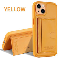 Luxury Leather Kickstand Wallet Case for iPhone 13 12 11 Pro Max