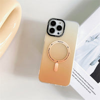 Luxury Gradient Magnetic Wireless Charging Case for iPhone 13 12 11 Mini Pro Max