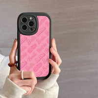 Barbie Doll PU Leather Case For iPhone 14 13 12 series