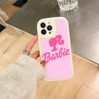 Barbie Doll PU Leather Case For iPhone 14 13 12 series