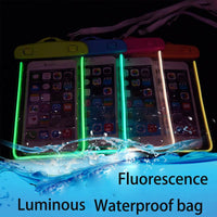 wangcangli Universal swim waterproof phone pouch cover fluorescent for iPhone for xiaomi Mobile waterproof case cases Bag